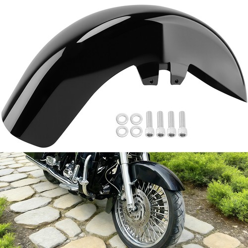 Vivid black front fender - black,
