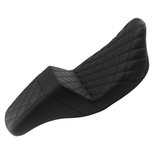 Black seat for harley - black,