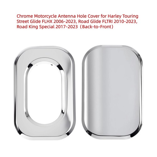 Chrome motorcycle antenna hole - chrome,